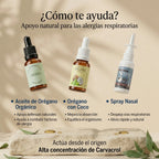 Tratamiento Oregánico   (elimina rinitis, sinusitis y cualquier tipo de alergia nasal)