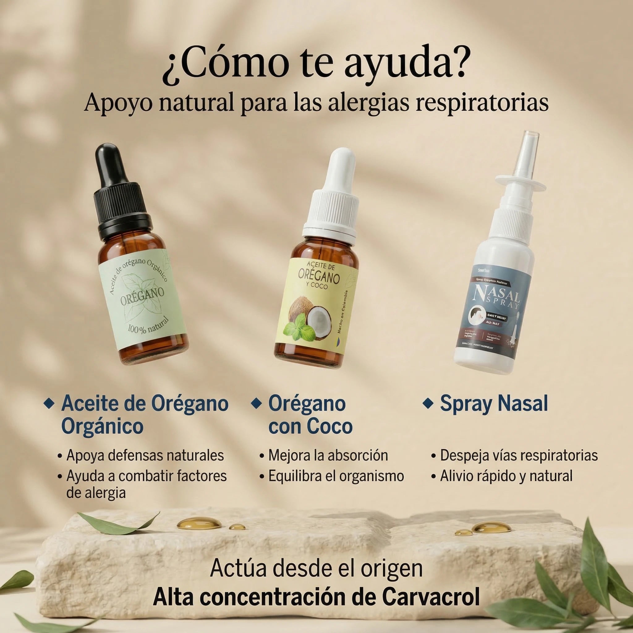 Tratamiento Oregánico   (elimina rinitis, sinusitis y cualquier tipo de alergia nasal)